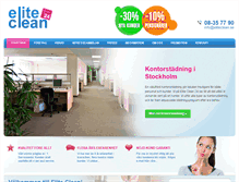 Tablet Screenshot of eliteclean.se